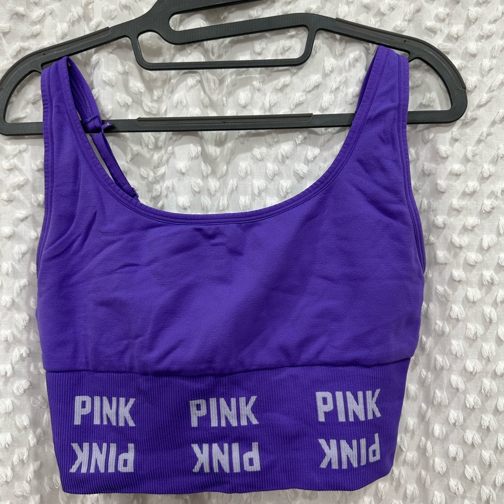 PINK Victoria's Secret Purple Sports Bra